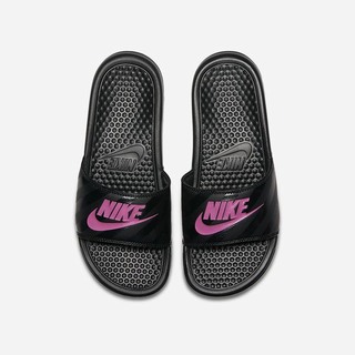 Papuci Nike Benassi Dama Negrii Roz | KRBL-16023